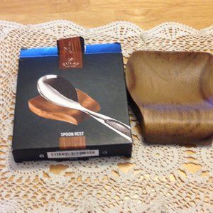 Acacia Wood Spoon Rest For Kitchen, Zulay Kitchen Brand